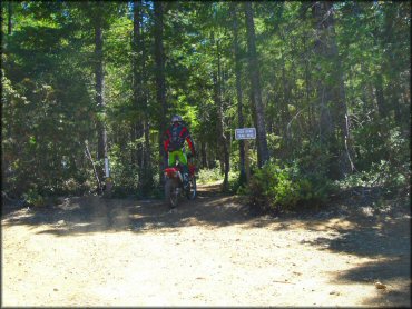 Honda CRF Motorcycle at High Dome Trail