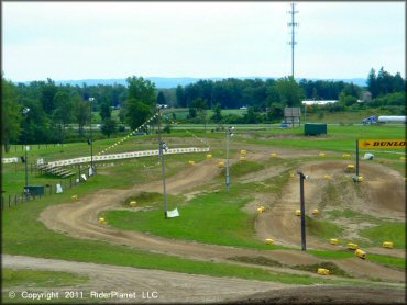 A trail at Area 51 Motocross OHV Area