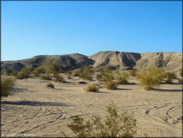 Example of terrain at Ehrenberg Sandbowl OHV Area