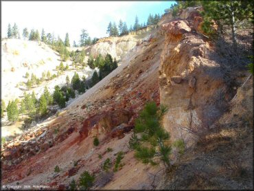 Scenic view at Leviathan Recreation Area Trail