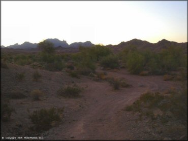 Example of terrain at Crossroads OHV Area Trail