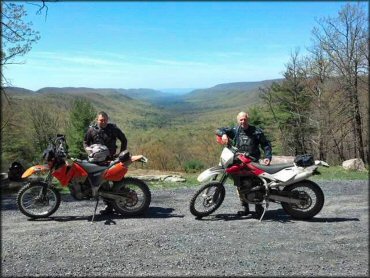 Honda CRF Motorbike at Seven Mountains Ramble Trail