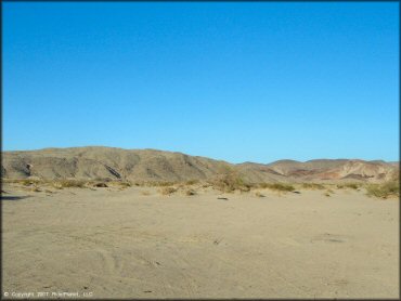 Scenic view at Rasor OHV Area