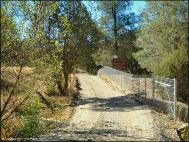 Example of terrain at Frank Raines OHV Park Trail