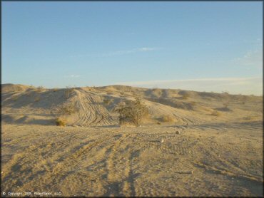 Terrain example at Superstition Mountain OHV Area