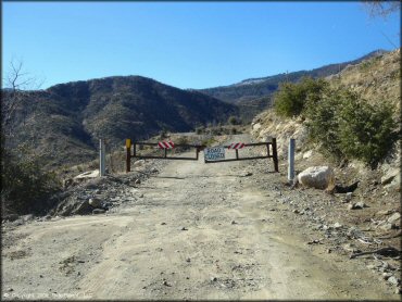 Some amenities at Mt. Lemmon Control Road Trail