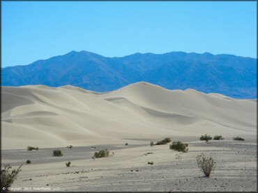 Scenic view of Dumont Dunes OHV Area