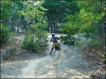 Honda CRF Off-Road Bike at Hodges Village Dam Trail