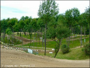 Example of terrain at Area 51 Motocross OHV Area