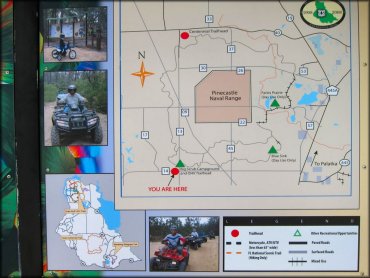 Map of Big Scrub trail system.