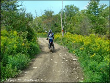 Honda CRF Off-Road Bike at Tall Pines ATV Park Trail