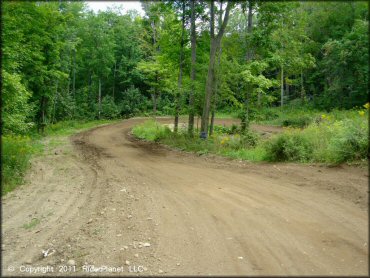 A trail at Area 51 Motocross OHV Area