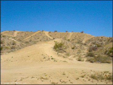 Example of terrain at Dove Springs Trail