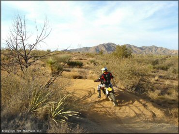 OHV at Desert Vista OHV Area Trail