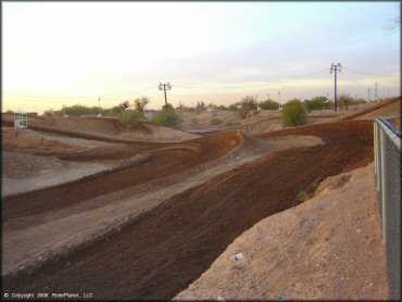 Example of terrain at Speedworld Motocross Park Track