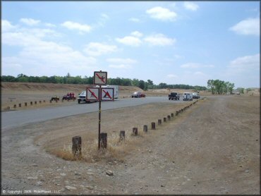 RV Trailer Staging Area and Camping at Clay Pit SVRA Riding Area