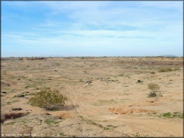 Example of terrain at Thornton Pits Trail