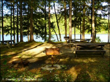 Some amenities at Beartown State Forest Trail