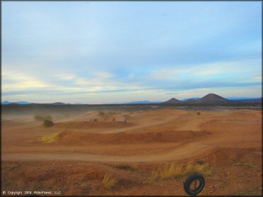 A trail at Nomads MX Track OHV Area