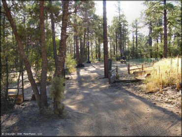 RV Trailer Staging Area and Camping at Alto Pit OHV Area Trail