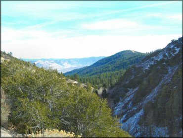 Scenic view of Timberline Road Trail