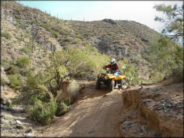 OHV at Log Corral Canyon Trail