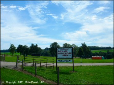 RV Trailer Staging Area and Camping at Pavilion MX OHV Area