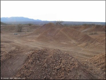 Example of terrain at St. David Pits Trail