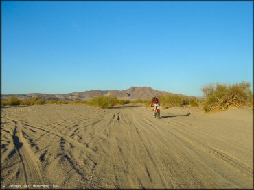 Honda CRF Dirt Bike at Rasor OHV Area