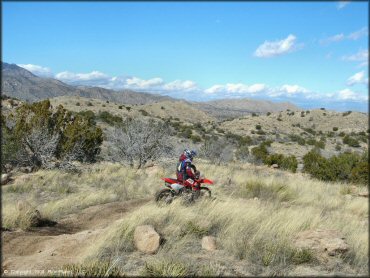 Honda CRF Dirt Bike at Redington Pass Trail