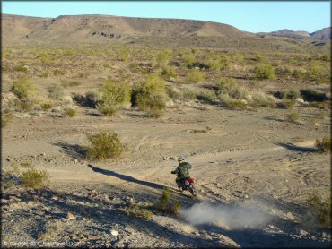 Honda CRF Motorcycle at Shea Pit and Osborne Wash Area Trail