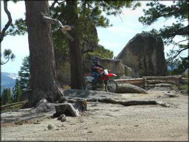 Honda CRF Motorcycle at Twin Peaks And Sand Pit Trail
