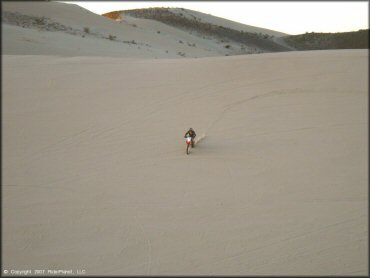 Honda CRF Dirt Bike at Rasor OHV Area