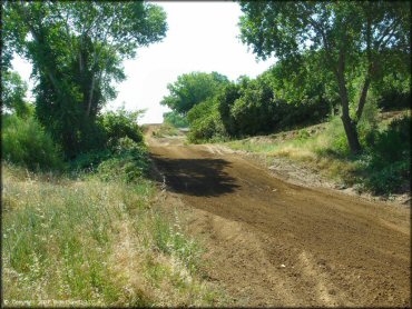 A trail at E-Street MX Track