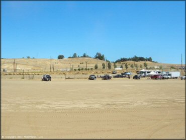 RV Trailer Staging Area and Camping at Diablo MX Ranch Track