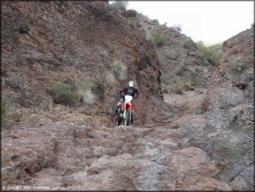 Honda CRF Dirt Bike at Black Hills Box Canyon Trail