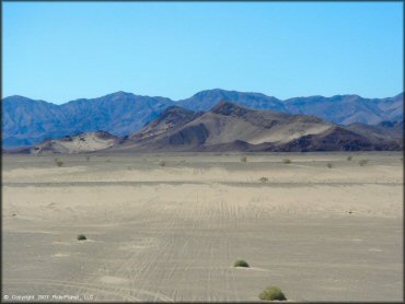 Scenic view at Dumont Dunes OHV Area