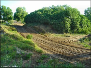 Example of terrain at E-Street MX Track