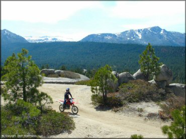 Honda CRF Trail Bike at Twin Peaks And Sand Pit Trail