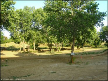 A trail at E-Street MX Track