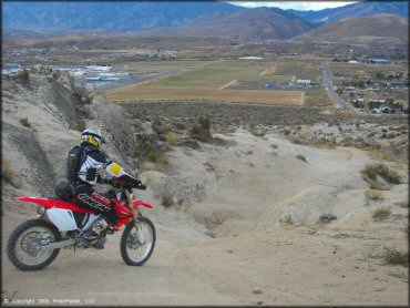 Honda CRF Dirt Bike at Prison Hill Recreation Area Trail