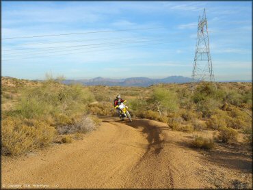 OHV at Desert Vista OHV Area Trail