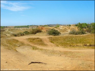 Example of terrain at La Grange OHV Park OHV Area