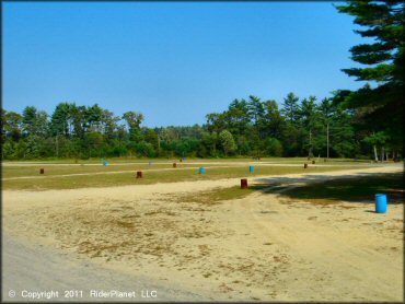 RV Trailer Staging Area and Camping at Capeway Rovers Motocross Track