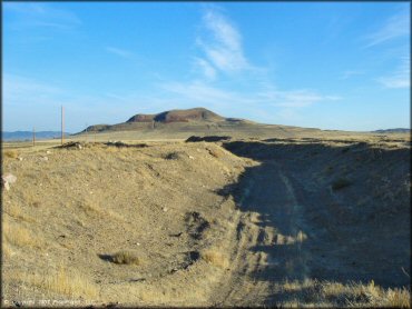 A trail at Lovelock MX OHV Area