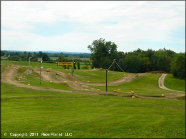 Example of terrain at Area 51 Motocross OHV Area