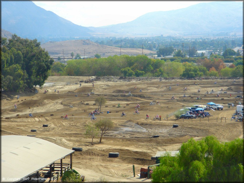 Dirt Bike at Milestone Ranch MX Park Track