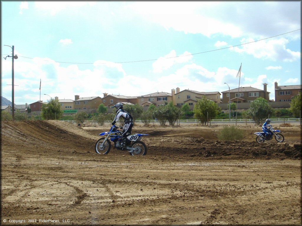 Yamaha YZ Dirt Bike at State Fair MX Track