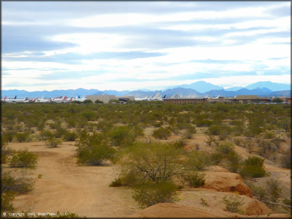 Scenic view at Pinal Airpark Trail