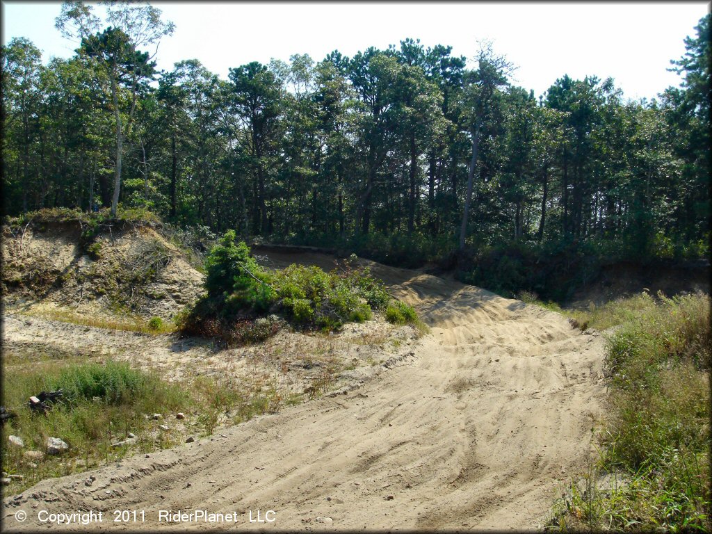 Example of terrain at Diamond MX Track
